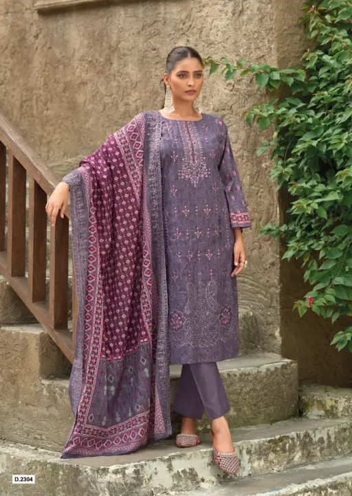 Shree Fabs Bin Saeed Lawn Collection Vol 23 - Image 5