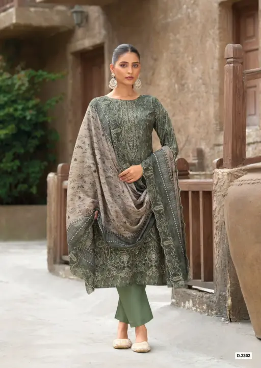 Shree Fabs Bin Saeed Lawn Collection Vol 23 - Image 8
