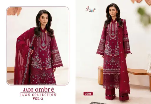 Shree Fabs Jade Ombre Lawn Collection Vol-2 - Image 2