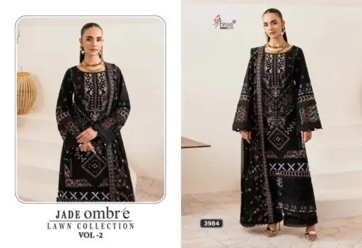 Shree Fabs Jade Ombre Lawn Collection Vol-2 - Image 3