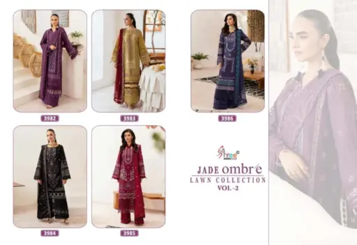Shree Fabs Jade Ombre Lawn Collection Vol-2 - Image 7