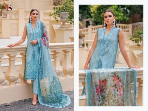 Deepsy Jade Urban Lawn 25 5 - Chiffon Dupatta - Image 3