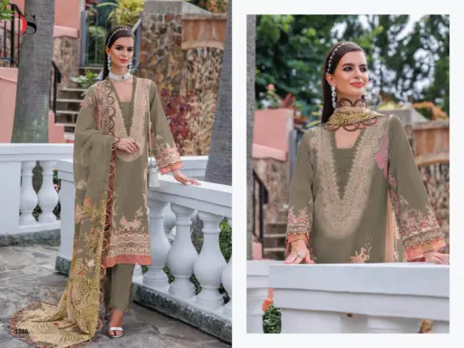 Deepsy Jade Urban Lawn 25 5 - Chiffon Dupatta - Image 5