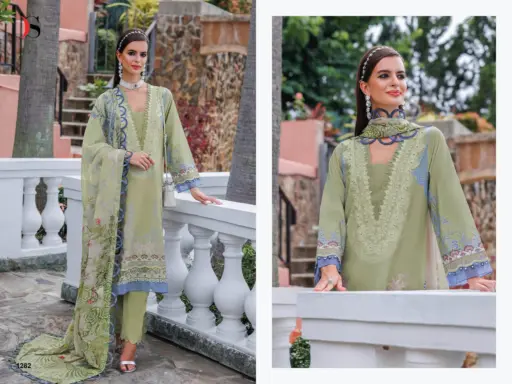 Deepsy Jade Urban Lawn 25 5 - Chiffon Dupatta - Image 7