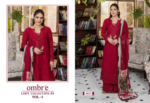 Shree Fabs Ombre Lawn Collection Vol 5 - Image 2