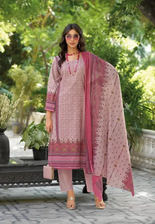 Shree Fabs Riwayat Lawn Emb Collection 2025 - Image 2