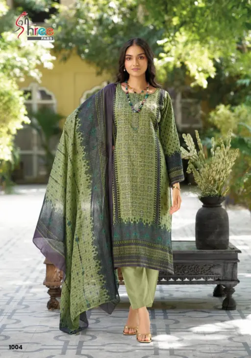 Shree Fabs Riwayat Lawn Emb Collection 2025 - Image 3