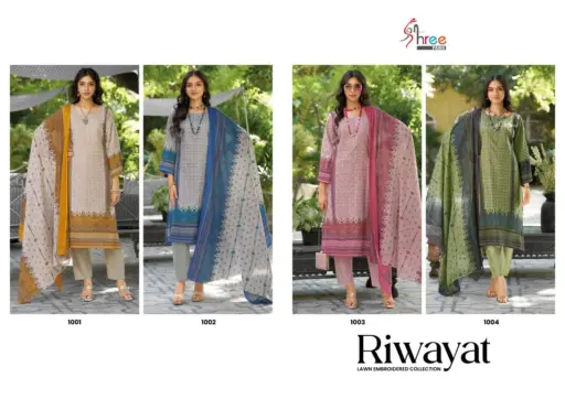 Shree Fabs Riwayat Lawn Emb Collection 2025 - Image 5