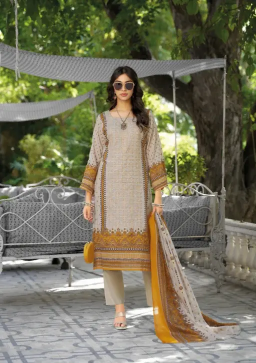 Shree Fabs Riwayat Lawn Emb Collection 2025 - Image 7