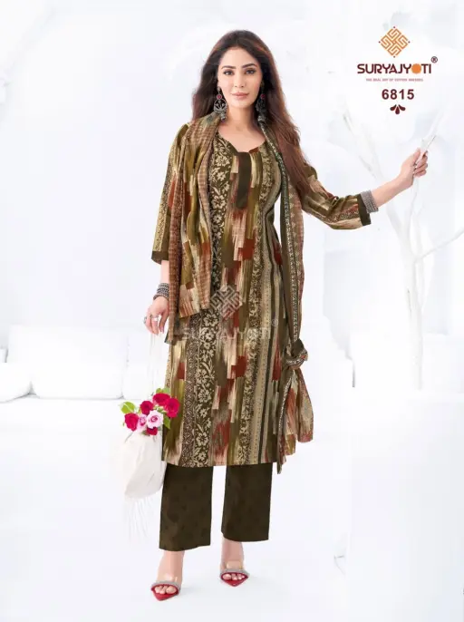 Suryajyoti Trendy Cotton Vol 68 Stitched - Image 12