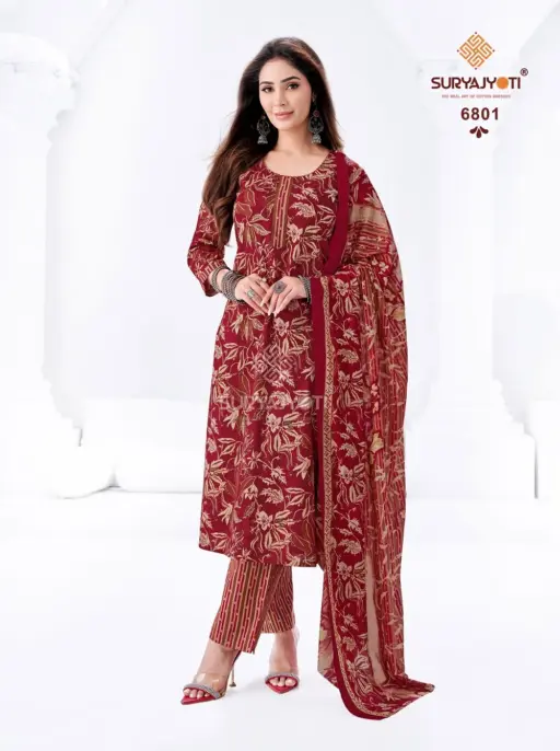 Suryajyoti Trendy Cotton Vol 68 Stitched - Image 20
