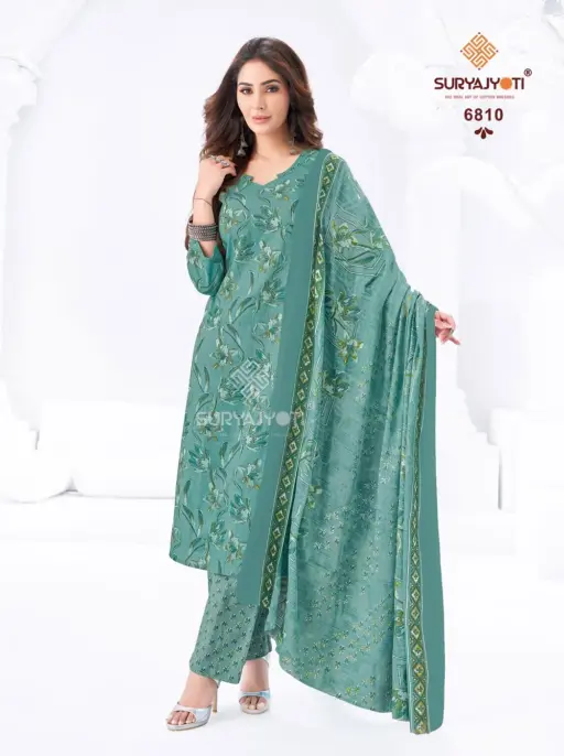 Suryajyoti Trendy Cotton Vol 68 Stitched - Image 7